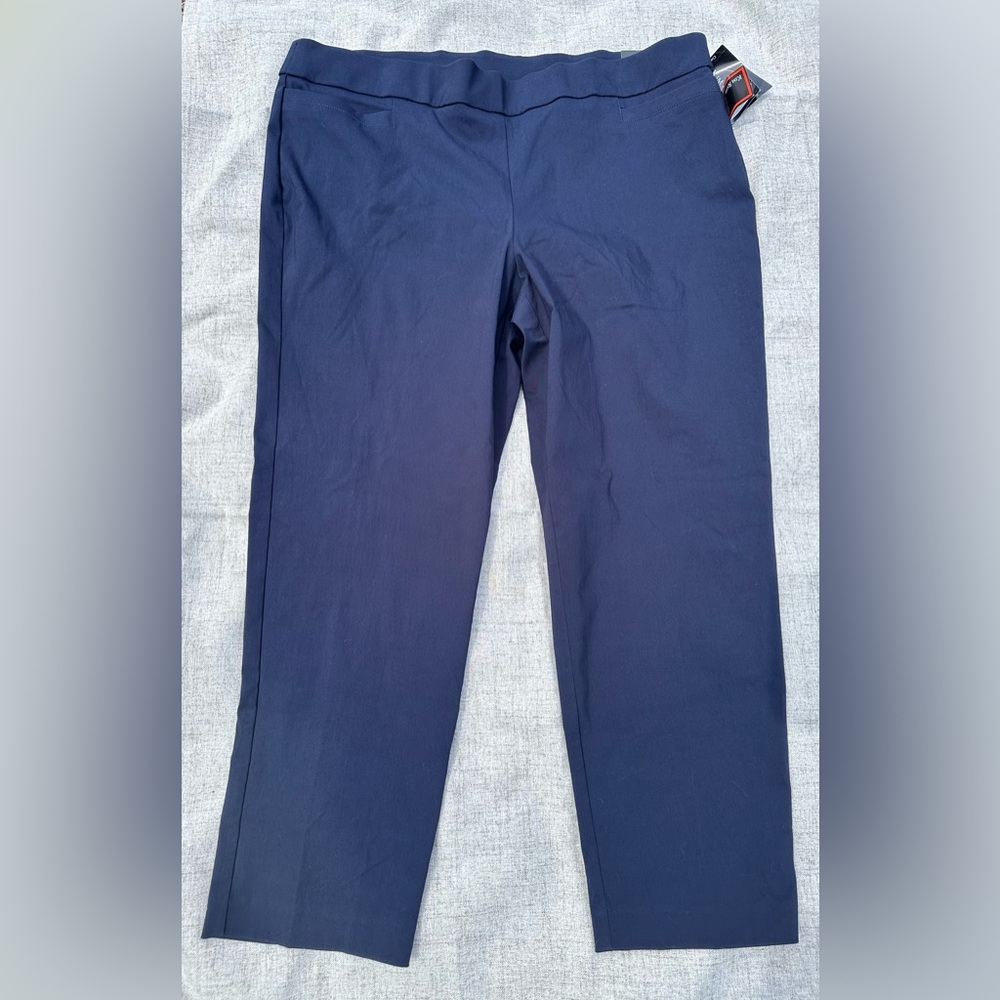 Kim Rogers Dark Blue Ankle Pants -NWT